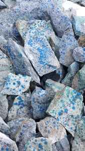Lot de pierres précieuses en granit azurite bleu jaspe naturel K2 pour la guérison et la décoration religieuse de la maison - Product Image 6