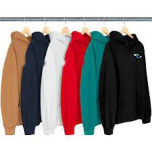 100% coton polaire femmes sweat à capuche sweat haut court survêtement ensemble extra large sweat à capuche femme - Product Image 6