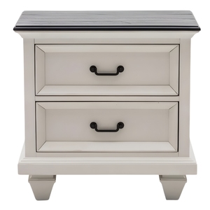 Solid Mahogany Farmhouse Style King Size <b>Bedroom</b> Furniture <b>Set</b> with Panel Bed Nightstand & Storage for Villa <b>Hotel</b> & Apartment - Product Image 5