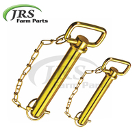 Nouveau goupille d'attelage avec chaîne pour pièces de liaison de tracteur, en aluminium zingué LC/EN8, Nouveau produit 2025 par JRS Farmparts India