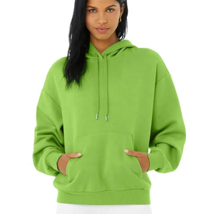 Vêtements pour femmes sur mesure en gros, vêtements de rue grande taille, 100% coton, haute qualité, prix bas, sweats à capuche pour femmes - Product Image 2