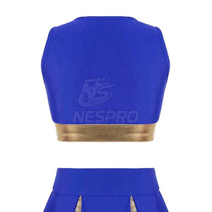 Ensembles d'uniformes de cheerleading pour femmes à bas prix en gros personnalisés avec votre propre logo 100% polyester - Product Image 5