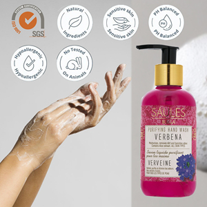 Jabón Líquido de Verbena de Marca Privada, Limpieza Suave, Fórmula Hidratante con Aloe, Piel Sensible, Fabricante de Letonia, UE, Suministro al por Mayor - Product Image 2