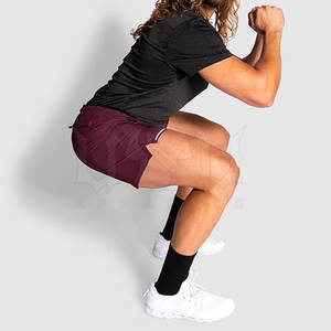 Pantalones cortos de gimnasio para hombre hechos a medida, pantalones cortos de gimnasio de nuevo diseño, pantalones cortos de gimnasio de poliéster Spandex para hombre - Product Image 2