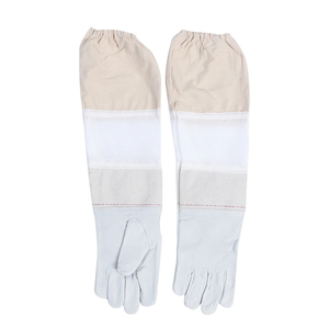 Guantes de apicultura transpirables Mangas protectoras para apicultor Característica antiabejas - Product Image 1