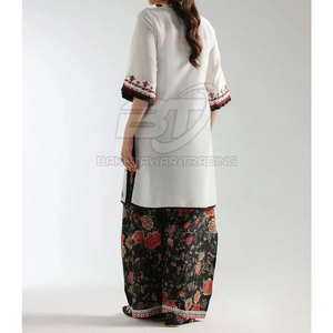 ชุดเสื้อผ้าชาลวาร์ คามีซ ผ้าฝ้ายระบายอากาศ ปี 2026  ผ้าฝ้ายปากีสถาน  คอลเลคชั่นลำลองสำหรับผู้หญิง  ไซส์ผู้ใหญ่ - Product Image 3