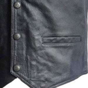 Respirant hiver chaud hommes gilet en cuir tenue décontracté prix raisonnable hommes gilet en cuir - Product Image 2