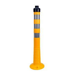 Juego de delimitadores amarillos de doble cara para aparcamiento de vehículos de visitantes, con accionamiento por cilindro hidráulico para elevadores de coches y guía de estacionamiento - Product Image 2