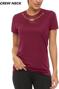 Venta caliente 100% algodón Camisetas cuello redondo de gran tamaño para mujeres de secado rápido liso en blanco de manga corta Camisetas de verano - Product Image 3