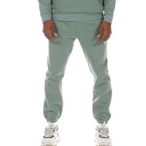 Pantalones de chándal informales para hombre, forro polar suave, cintura elástica, ajuste relajado, joggers de pierna ancha, algodón informal para ropa de calle, salón - Product Image 5