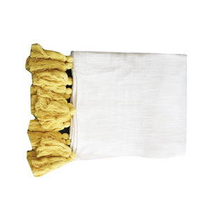 Couverture en coton 100% certifiée GOTS, personnalisable, en gros, couverture en coton doux, couverture décorative pour canapé, couverture en coton indien. - Product Image 5