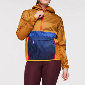 Casual Wear Trending Custom Breathable Eco-Friendly <b>Windbreaker</b> <b>Jacket</b> with Half Zipper Hood for <b>Women</b> Outdoor Use <b>women</b> <b>jacket</b> - Product Image 1