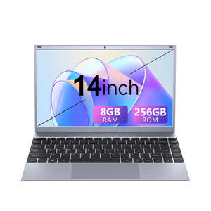 Ordinateur portable professionnel 15,6 pouces, 8 Go de RAM, 256 Go de SSD, écran HD 1366x768, processeur quadricœur, 144 Hz, AMD Ryzen 9, clavier anglais américain - Product Image 1