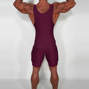 Combinaison de lutte unisexe de qualité supérieure, extensible, respirante, en élasthanne/polyester, prix raisonnable, taille adulte - Product Image 6