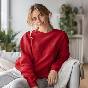 Sudadera holgada con hombros caídos para mujer, sudadera de lana de invierno 400 GSM, ropa para correr para mujer, sudaderas de gran tamaño para mujer - Product Image 3