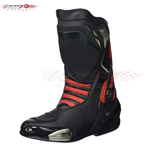 รองเท้ามอเตอร์ไซด์สำหรับผู้ชายรองเท้าสำหรับขี่มอเตอร์ไซค์รองเท้าขี่มอเตอร์ไซค์หุ้มข้อแบบยืดหยุ่น - Product Image 4