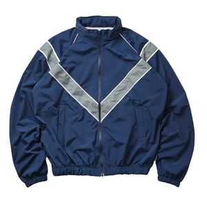 Veste coupe-vent pour homme de qualité supérieure, surdimensionnée, manches longues, fermeture éclair, col montant, coupe-vent d'extérieur avec poche 2026 - Product Image 1