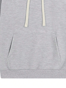 ผ้าฝ้ายผู้ชายคุณภาพสูงเทอร์รี่ฝรั่งเศส Hoodies ขนแกะหนาธรรมดาว่างเปล่า Hoodies แบบกําหนดเองสําหรับผู้ชาย - Product Image 4