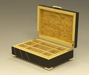 กล่องของขวัญและเครื่องประดับไม้จริงดีไซน์โบราณสำหรับตกแต่งบ้านและตกแต่งคริสต์มาส - Product Image 1