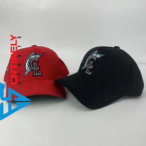 La gorra de béisbol deportiva personalizada de 6 paneles más popular, gorra ajustada de goma ajustable de tela estampada de Color sólido de algodón suave - Product Image 3