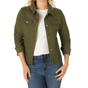 Vêtements décontractés pour femmes Veste en jean d'automne Nouveau style de vestes en jean boutonnées coupe ajustée pour femmes - Product Image 1