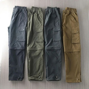 กางเกงลำลองขายาวสำหรับผู้ชายอินเทรนด์บางฤดูใบไม้ผลิและฤดูร้อนกางเกงลำลองขายาวหลวมและอเนกประสงค์อินเทรนด์ถอดออกได้ - Product Image 3