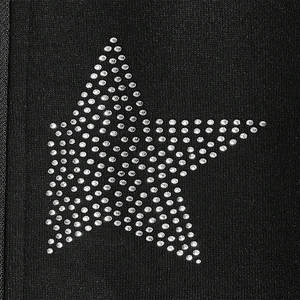 Vestido de Fiesta Personalizable con Diseño de Estrellas en Todo el Cuerpo y Mangas, Tela de Calidad con Pedrería, Varias Opciones de Color, Cierre de Cremallera 2025 - Product Image 6