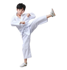 Conjunto de Uniforme de Karate Ligero, Transpirable y Duradero para Adultos, Unisex, Cinturón Elástico, Entrenamiento de Artes Marciales, Karate, Judo, BJJ - Product Image 3