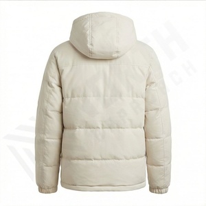 New Comfortable 2025 Men's Hooded Formal Cotton Fleece Parka <b>Jacket</b> Customizable Premium with High Quality - Product Image 2