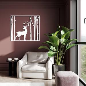 Design élégant de cerf Art mural en métal découpé au laser Style Art déco Décoration de maison inspirée de la nature pour accrocher comme pièce maîtresse - Product Image 3