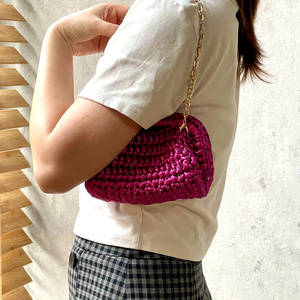 กระเป๋าคลัทช์โลหะสีชมพูแวววาว, กระเป๋าคลัทช์ขนาดเล็กสำหรับผู้หญิงกระเป๋างานปาร์ตี้กระเป๋าแต่งหน้า