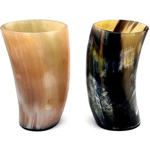 High Quality Custom Buffalo Natural Horn <b>Tumbler</b> Handmade <b>Glass</b> Drinkware for Wine and Beer for Parties - Product Image 6
