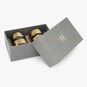 Servilletero de Metal dorado brillante de buena calidad, forma redonda para boda, cena, fiesta, mesa de comedor, decoración, servilleteros - Product Image 5