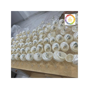 Verre à vin de coquillage de style océan pour des soirées relaxantes dîners Beach Vibe ou Options de cadeaux nautiques - Product Image 1