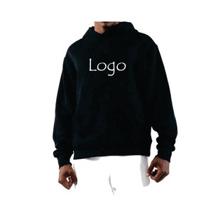 Comprar alta calidad Casual con capucha de peso pesado de gran tamaño Sudadera con capucha letra Logo Puff impresión algodón mezclado sudaderas con capucha para los hombres - Product Image 2