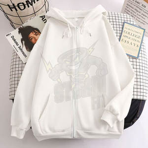 Sudaderas con capucha con estampado personalizado para hombre y mujer, ropa informal holgada, sudaderas con capucha de Color sólido, ropa de calle de manga larga con personalidad, sudaderas - Product Image 4