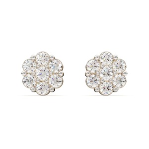 Pendientes de diamantes de corte princesa de la mejor calidad con acabado plateado para mujer, fiesta de boda o regalo disponible a un precio asequible - Product Image 5