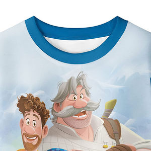 เสื้อกันหนาวเด็ก,ชุดวอร์มคอกลมแบบเป็นทางการพร้อมกางเกงแบบยั่งยืนชุดวอร์มแนวสตรีทสำหรับเด็ก - Product Image 3