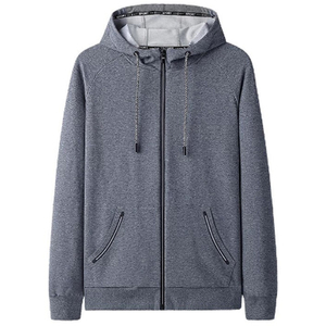 Nouveau gros personnalisation surdimensionné fermeture éclair sweats à capuche blanc uni 100% coton à manches longues meilleur matériel pour hommes fabriqué au Pakistan - Product Image 5