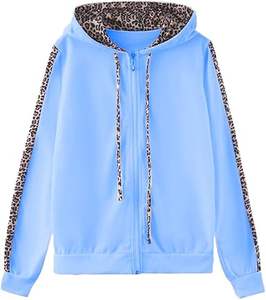 Ensemble de survêtement personnalisé de haute qualité pour femmes sweat à capuche imprimé léopard pantalon de jogging pour l'hiver vente en gros personnalisé haut - Product Image 2