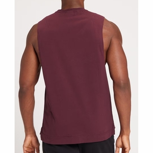 Débardeur imprimé personnalisé de haute qualité pour hommes Gym Workout Fitness Streetwear sans manches en coton côtelé Débardeur pour hommes de - Product Image 2