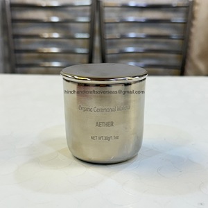 Tarro de vela decorativo ecológico hecho a mano de acero inoxidable para decoración del hogar de Pascua contenedor de cera de soja perfumado - Product Image 2