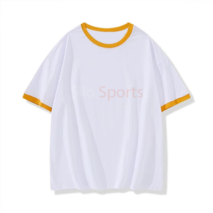 เสื้อแฟชั่นสำหรับผู้ชายเสื้อแนวสตรีทเสื้อ100% ลายสีพื้นดีไซน์ตามสั่งแนวสตรีทงาน OEM 2025 - Product Image 1