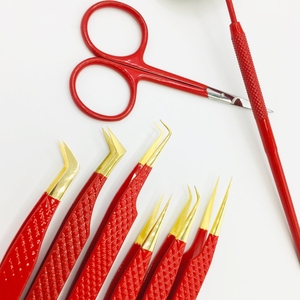 Pince à épiler Logo offre pince à épiler Extension de cils en acier inoxydable poignée en diamant durable de qualité supérieure pince à cils vison - Product Image 4