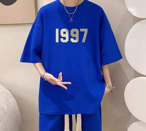 Custom <b>Sleeveless</b> T Shirt 2 Piece Set Cotton Screen Print <b>Tshirts</b> and Shorts Set for <b>Men</b> - Product Image 3