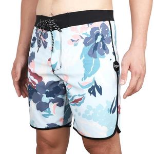 Hot Colorful Summer Boardshorts para hombres Plain Dyed Solid Pattern Beach Swim Shorts con cierre de cordón Estilo casual - Product Image 1