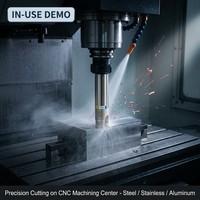 Outil de fraisage CNC EGO Flying Toolbar EAP400R 25-40 R0.8 avec fraise à bout droit à fond plat revêtue APMT1604 pour fraisage de face