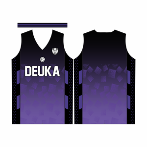 Maillots de basket-ball personnalisés OEM avec nom/numéro d'équipe, 100% polyester, vêtements de sport avec technique d'impression par sublimation pour club de jeunes - Product Image 2