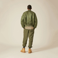 Chaqueta Bomber de Invierno para Hombre, Diseño Moderno y Personalizable, Exterior de Lona y Lana, Reversible, de Alta Calidad, con Logotipo Frontal, Estilo Urbano
