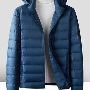 Vêtements d'hiver en gros de nouvelle mode vestes en duvet bouffante pour hommes vestes bouffantes à manches longues personnalisées pour hommes - Product Image 1